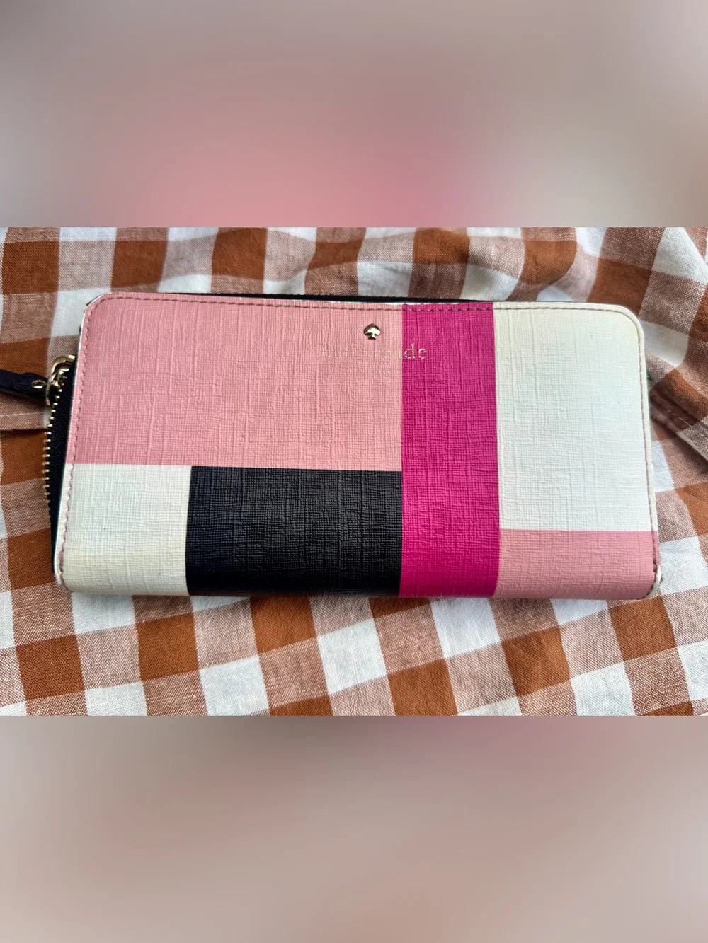 Kate Spade New York Colorblock Satchel & Matching Zip Wallet Set